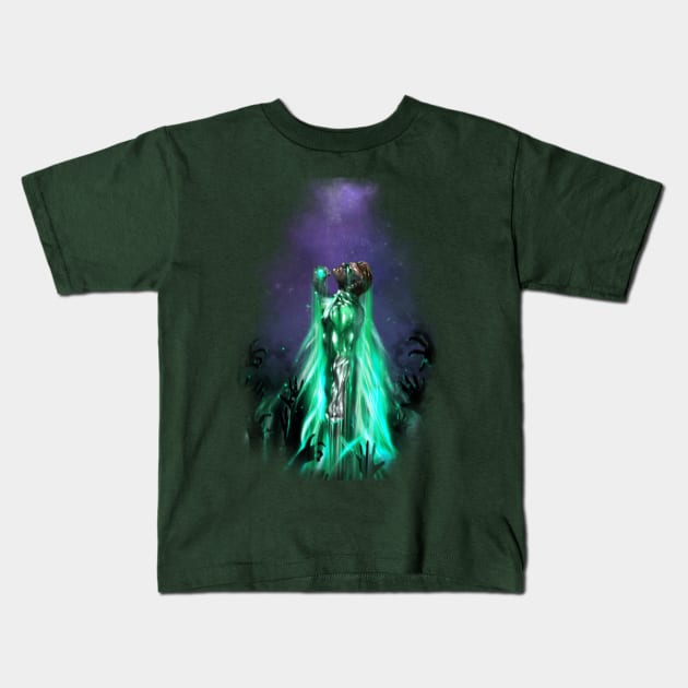 Lantern courage against fear Kids T-Shirt by Anthony Darr